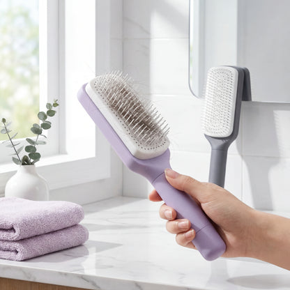 PurePress セルフクリーニング・パドルブラシ